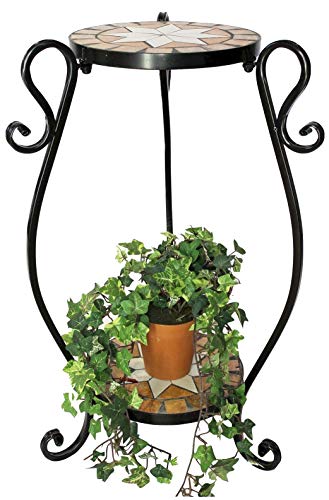 DanDiBo Blumenhocker Mosaik Rund 61 cm Blumenständer 12019 Beistelltisch Pflanzenständer Mosaiktisch DanDiBo Blumenhocker Mosaik Rund 61 cm Blumenständer 12019 Beistelltisch Pflanzenständer Mosaiktisch von DanDiBo