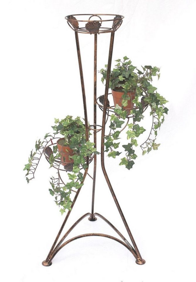 DanDiBo Blumenständer Blumentreppe Metall 100 cm Blumenständer Art.129 Blumenregal Pflanzensäule Pflanzenständer Pflanzentreppe von DanDiBo