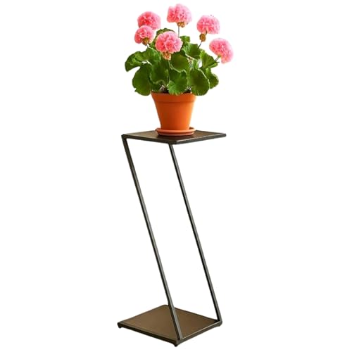 DanDiBo Blumenständer Metall Schwarz Eckig 80 cm Z-Form 96641 Pflanzenständer Blumenhocker Beistelltisch Design Modern DanDiBo Blumenständer Metall Schwarz Eckig 80 cm Z-Form 96641 Pflanzenständer Blumenhocker Beistelltisch Design Modern von DanDiBo