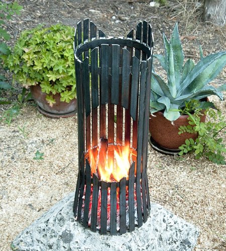 DanDiBo Feuersäule Garten Albero Feuerkorb Feuerschale 60 cm Metall Feuerstelle Säule DanDiBo Feuersäule Garten Albero Feuerkorb Feuerschale 60 cm Metall Feuerstelle Säule von DanDiBo