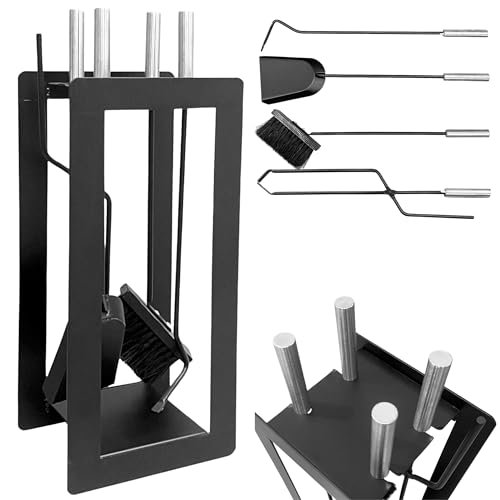 DanDiBo Kaminbesteck Modern Schwarz 5 Teilig Set 96572 Kaminset Kamingarnitur Ofenbesteck DanDiBo Kaminbesteck Modern Schwarz 5 Teilig Set 96572 Kaminset Kamingarnitur Ofenbesteck von DanDiBo