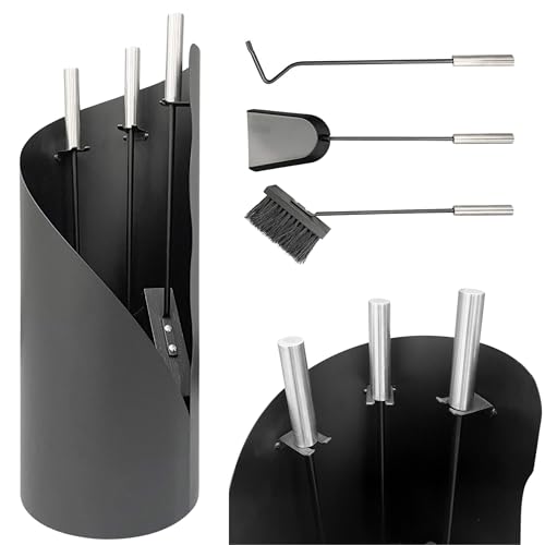 DanDiBo Kaminbesteck Schwarz Modern 4 Teilig Set 96571 Kaminset Kamingarnitur Ofenbesteck DanDiBo Kaminbesteck Schwarz Modern 4 Teilig Set 96571 Kaminset Kamingarnitur Ofenbesteck von DanDiBo