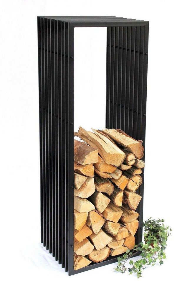 DanDiBo Kaminholzregal D-Stil 150 cm Kaminholzständer 10105 Holzkorb Kaminholzhalter, BxTxH:50x40x150 cm, Holzregal DanDiBo Kaminholzregal D-Stil 150 cm Kaminholzständer 10105 Holzkorb Kaminholzhalter, BxTxH:50x40x150 cm, Holzregal von DanDiBo