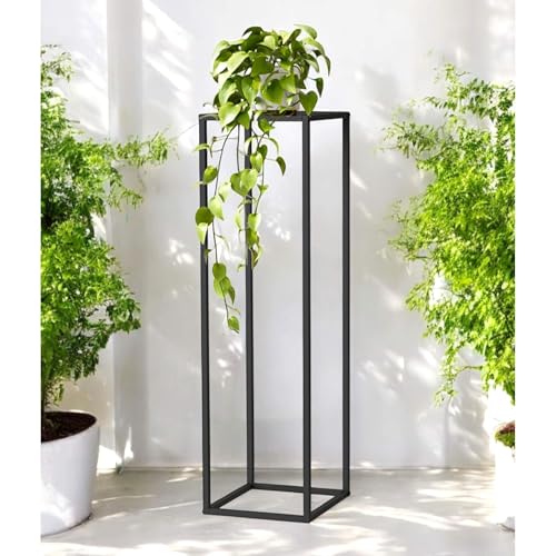 DanDiBo Pflanzenständer Metall Schwarz Eckig 100 cm 96589 Beistelltisch Hoch Blumenhocker Blumenständer Design Modern DanDiBo Pflanzenständer Metall Schwarz Eckig 100 cm 96589 Beistelltisch Hoch Blumenhocker Blumenständer Design Modern von DanDiBo