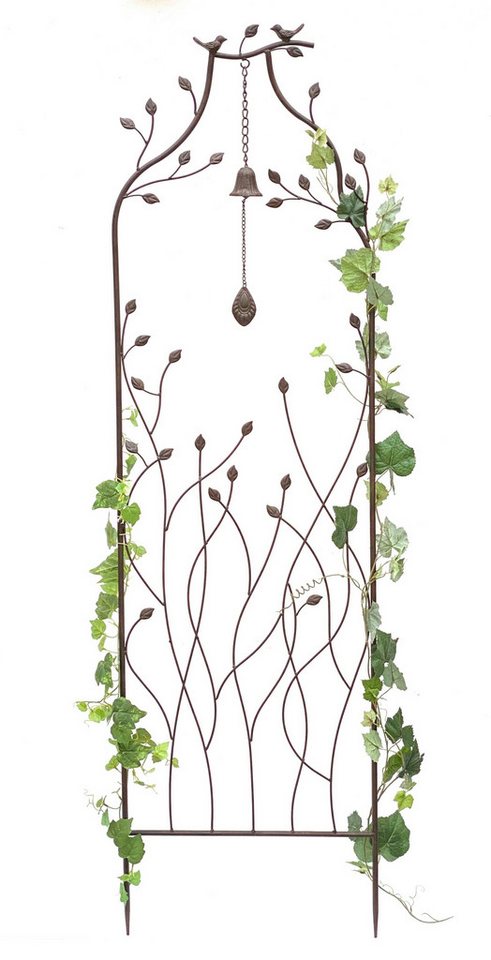 DanDiBo Rankhilfe Metall mit Glocke Rankgitter 170 cm 93994 Kletterhilfe, Bodenstecker Blumenhalter Ranksäule DanDiBo Rankhilfe Metall mit Glocke Rankgitter 170 cm 93994 Kletterhilfe, Bodenstecker Blumenhalter Ranksäule von DanDiBo