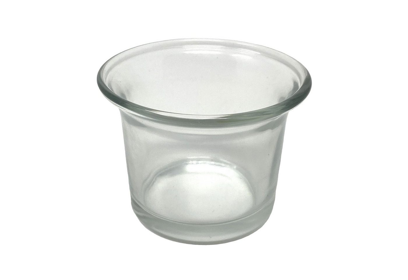 DanDiBo Teelichthalter Glas 1x Teelichtgläser Teelichtglas Klar 4,5 cm hoch, geschwungen Kerzenhalter DanDiBo Teelichthalter Glas 1x Teelichtgläser Teelichtglas Klar 4,5 cm hoch, geschwungen Kerzenhalter von DanDiBo