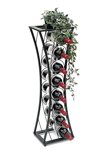 DanDiBo Weinregal Metall Schwarz Stehend Mika 80 cm 96536 Flaschenregal Flaschenständer Flaschenhalter Schmal Modern DanDiBo Weinregal Metall Schwarz Stehend Mika 80 cm 96536 Flaschenregal Flaschenständer Flaschenhalter Schmal Modern von DanDiBo