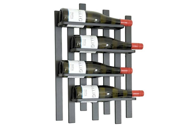 DanDiBo Weinregal Wand Metall Schwarz Modern 96691 Flaschenregal Schmal Wandmontage, Wohnzimmer hängend DanDiBo Weinregal Wand Metall Schwarz Modern 96691 Flaschenregal Schmal Wandmontage, Wohnzimmer hängend von DanDiBo