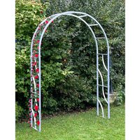 Dandibo Rosenbogen Verzinkt Massiv 150 cm Torbogen 96516 Wetterfest Rundbogen Volleisen Rankhilfe Gartenbogen Feuerverzinkt Dandibo Rosenbogen Verzinkt Massiv 150 cm Torbogen 96516 Wetterfest Rundbogen Volleisen Rankhilfe Gartenbogen Feuerverzinkt von DanDiBoDE