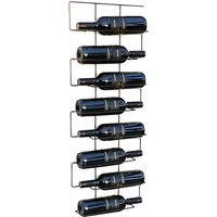 Weinregal Flaschenregal Metall Schwarz Schmal 96135 Wand Flaschenständer Flaschenhalter von DanDiBoDE