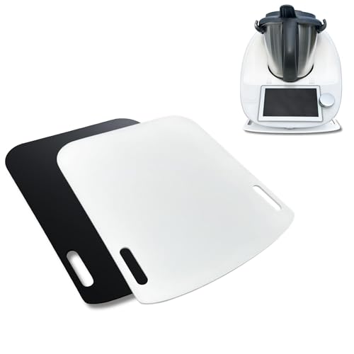 DanGood! #MOVEit Gleitbrett für den Thermomix TM5 TM6 TM31 Vorwerk Küchenmaschinen aus hochwertigem Acryl | Teflon Gleiter Slider Unterlage Zubehör Rollbrett | weiß | MADE IN GERMANY von DanGood!