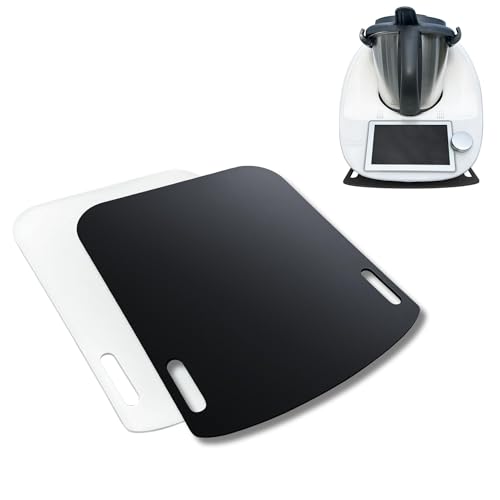 DanGood! #MOVEit Gleitbrett für den Thermomix TM5 TM6 TM31 Vorwerk Küchenmaschinen aus hochwertigem Acryl | Teflon Gleiter Slider Unterlage Zubehör Rollbrett | schwarz | MADE IN GERMANY von DanGood!