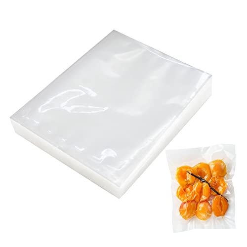 DanLink 100 Beutel Vakuumierbeutel Profi 9 x 13cm Sous Vide Wiederverwendbar Transparent Vakuumbeutel BPA Frei für alle Vakuumiergerät Folienschweißgeräte Geeignet von DanLink