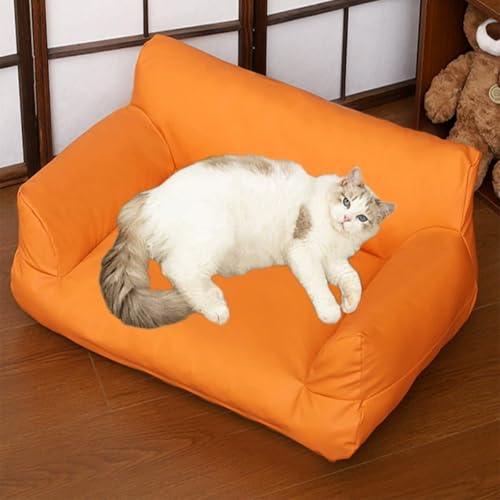 Danchen Haustier-Sofabett für kleine bis mittelgroße Hunde und Katzen, orthopädisches Komfort-Hundesofa, Couch-Nackenrolle mit rutschfester Unterseite, wasserdicht, weich, Welpenbett, Matratzenkissen Danchen Haustier-Sofabett für kleine bis mittelgroße Hunde und Katzen, orthopädisches Komfort-Hundesofa, Couch-Nackenrolle mit rutschfester Unterseite, wasserdicht, weich, Welpenbett, Matratzenkissen von Danchen