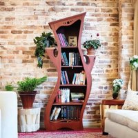 Bücherregal Mit Blumenregalen Bücherregal Mit Blumenregalen von DancingfurnitureArt