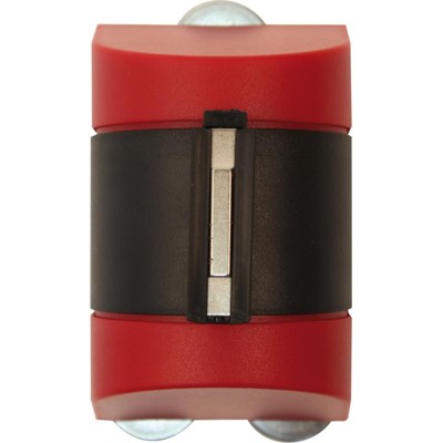 CRASH STOP Magnetgurtbandkassette, Gurtband 50mm x 4,6m, rot/weiß von Dancop