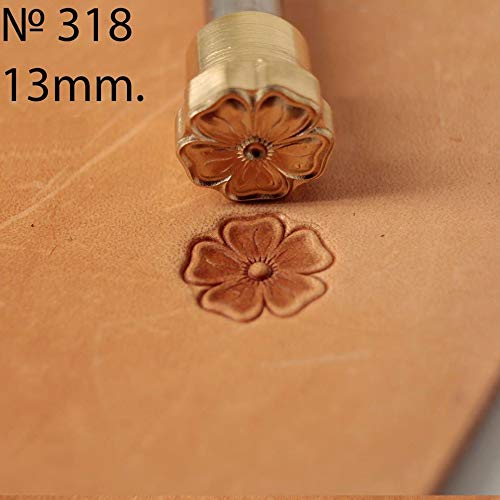 Stempel Werkzeug Leder Handwerk Handwerk Messing Stamping Blume #318 von DandS ltd