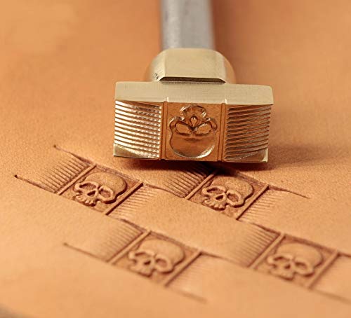 Stempel Werkzeug Leder Handwerk Handwerk Messing Stamping Korb Weben Schädel #281 von DandS ltd