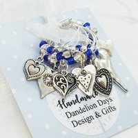 Luxus Weinglas Charms, Herz Motiv Geschenk Für Sie, Geburtstagsgeschenk, Muttertag, Housewarming Geschenk, Henne Party von DandelionDaysDesignz