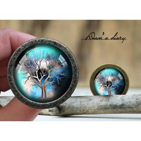 Baum Des Lebens Glas Cabochon Knauf Vintage Bronze Schrank Knauf Baum Des Lebens Glas Cabochon Knauf Vintage Bronze Schrank Knauf von Dandiary