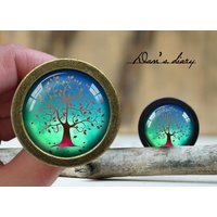 Baum Des Lebens Glas Cabochon Knauf Vintage Bronze Schrank Knauf Baum Des Lebens Glas Cabochon Knauf Vintage Bronze Schrank Knauf von Dandiary