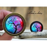 Baum Des Lebens Glas Cabochon Knauf Vintage Bronze Schrank Knauf Baum Des Lebens Glas Cabochon Knauf Vintage Bronze Schrank Knauf von Dandiary
