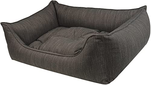 Hundebett Eco Dog Erde - abziehbar Bezug und Füllung waschbar gelenkschonend kuschelig robust Qualität Made in Germany - Größe M von Dandy Dog