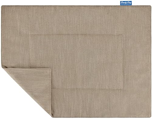 Hundedecke Eco Dog Taupe - waschbar kuschelig nachhaltig hochwertige Qalität Made in Germany - Größe XL von Dandy Dog