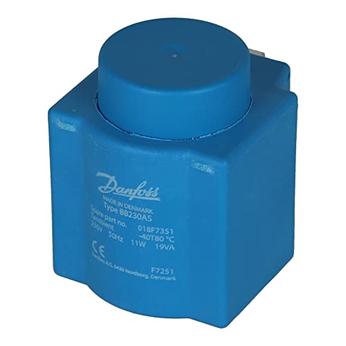 018F7351 | DANFOSS COIL FOR AKV/AKVA VALVES, AC, 230V, 50HZ, DIN SPADE, CONTINOUS, CLIP ON, PG13.5 von Danfoss