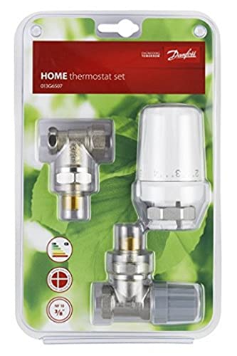 Danfoss 013 G6507 Kit mit Sockel für Heizkörper RTW ra-fn 10 A (F), rlv-s 10 A, Mehrfarbig, 3/8 " von Danfoss