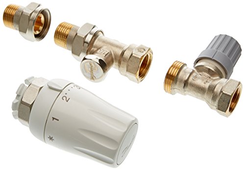 Danfoss 013 g6513 Kit mit Sockel für Heizkörper RTW ra-fn 15 S (F), rlv-s 15S, Mehrfarbig, 1/2 " von Danfoss