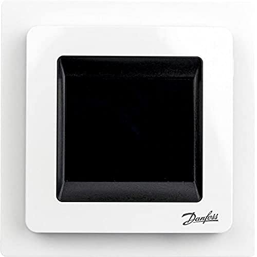 Danfoss 088L0122 ECtemp Touch, Digitaler Thermostat für Elektro-Fußbodenheizung mit Touchscreen-Bedienung, weiß, 8.5x8.5x2 von Danfoss