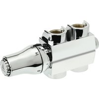 Danfoss Anschlussgarnitur, BxHxL: 70 x 100 x 150 mm, weiß - silberfarben von Danfoss
