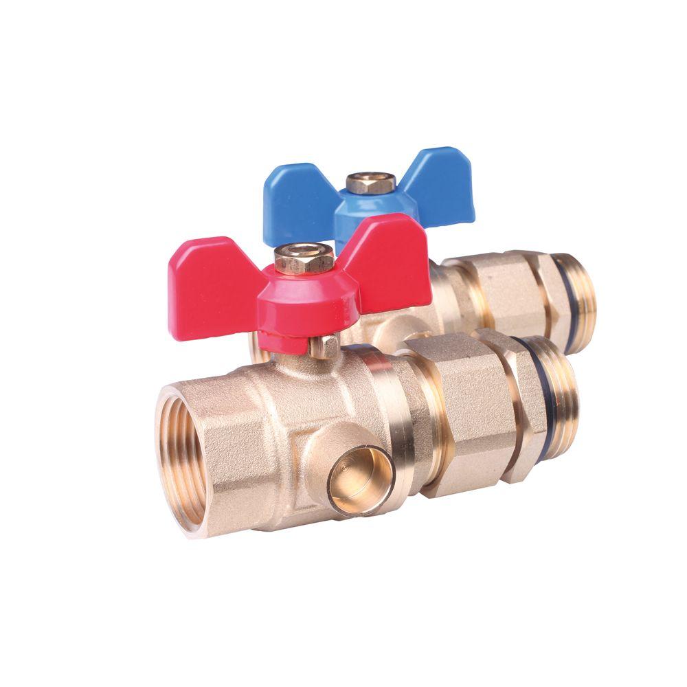 Danfoss Kugelhahn 1" mit Verschraubung 088U0822 von Danfoss