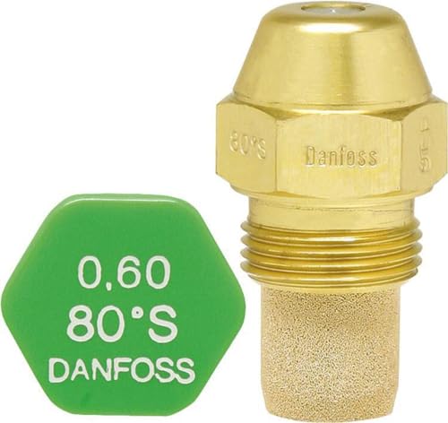 Danfoss Öldüse LE-S Vollkegel 1.75 USgal/h, 60 Grad, m. Abschlußventil von Danfoss