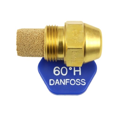 Danfoss Oil Fired Boiler Burner Nozzle 0.30 x 60 H USgal/h ° Degree Spray Pattern 0.3 Heating Jet 1.15 Kg/h by Danfoss Danfoss Oil Fired Boiler Burner Nozzle 0.30 x 60 H USgal/h ° Degree Spray Pattern 0.3 Heating Jet 1.15 Kg/h by Danfoss von Danfoss