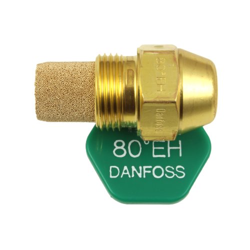 Danfoss Oil Fired Boiler Burner Nozzle 1.00 x 80 EH USgal/h ° Degree Spray Pattern 1.0 Heating Jet 3.00 Kg/h 3.0 by Danfoss Danfoss Oil Fired Boiler Burner Nozzle 1.00 x 80 EH USgal/h ° Degree Spray Pattern 1.0 Heating Jet 3.00 Kg/h 3.0 by Danfoss von Danfoss