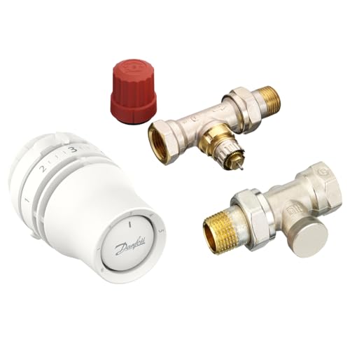 Danfoss-Set 015G5150 - Redia Heizkörperthermostat + Ventil in gerader Ausführung RA-N und Einer Rücklaufsperre RLV-S, für Heizkörper mit seitlichem Anschluss Danfoss-Set 015G5150 - Redia Heizkörperthermostat + Ventil in gerader Ausführung RA-N und Einer Rücklaufsperre RLV-S, für Heizkörper mit seitlichem Anschluss von Danfoss