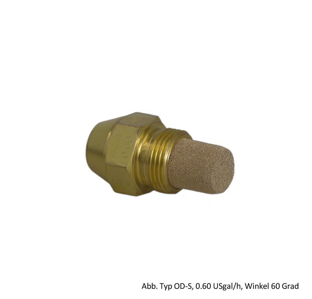 Danfoss Sicherheitsgruppe Danfoss Vollkegel-Öldüse Typ OD-S, 0.50 USgal/h, Winkel 60 Grad, 030F6 Danfoss Sicherheitsgruppe Danfoss Vollkegel-Öldüse Typ OD-S, 0.50 USgal/h, Winkel 60 Grad, 030F6 von Danfoss