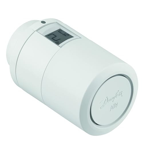 Danfoss Ally Smart Radiator Thermostat with Zigbee Wireless Standard 014G2460, Adapter Type: RAV, RA, RAVL, M30 von Danfoss