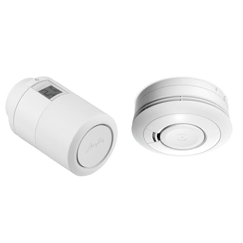 Danfoss Smart Heizkörperthermostat mit Bluetooth-Technologie ECO 014G1115 NEW Version & Ei Electronics Ei650 Rauchwarnmelder Danfoss Smart Heizkörperthermostat mit Bluetooth-Technologie ECO 014G1115 NEW Version & Ei Electronics Ei650 Rauchwarnmelder von Danfoss