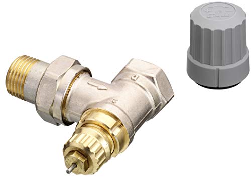 Danfoss Ventilgehäuse RA-FN 15 R 1/2, Eck,vernickelt, Einb.i.d.Rücklauf 013G3227 von Danfoss