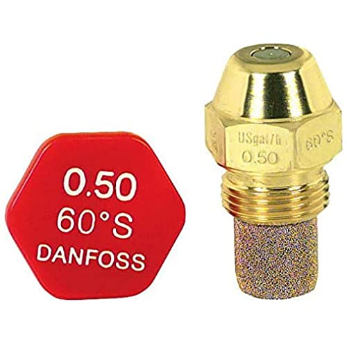 Danfoss Vollkegel-Öldüse Winkel 10PCS 60 Grad 0,60 USgal/h 2,37 kg/h, 030F6912 von Danfoss