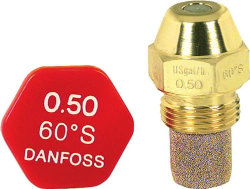 Danfoss Vollkegel-Öldüse Winkel 60 Grad 1,00 USgal/h 3,72 kg/h, 030F6920 von Danfoss