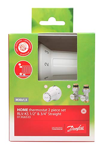 Danfoss RAS-Ck + Rlv-KS 1/2 Zoll Straight 013G6533 von Danfoss