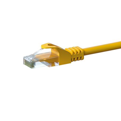 CAT 6 Netzwerkkabel U/UTP - 10 Meter - Gelb - CCA, POE, Ethernet, LAN, Patchkabel, Datenkabel, RJ45 - für Serverschränke, Switches, Router, Modems! CAT 6 Netzwerkkabel U/UTP - 10 Meter - Gelb - CCA, POE, Ethernet, LAN, Patchkabel, Datenkabel, RJ45 - für Serverschränke, Switches, Router, Modems! von Danicom