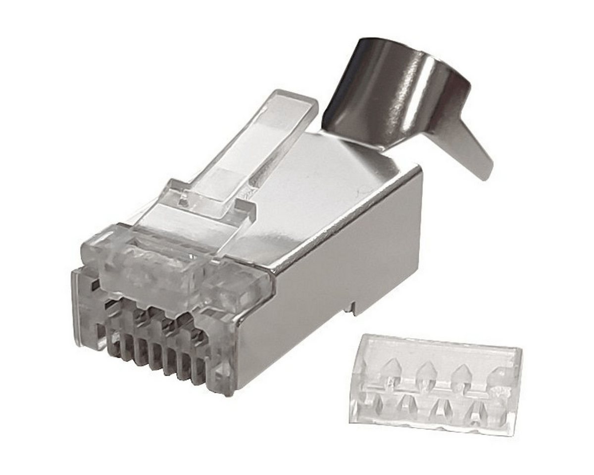 Danicom Netzwerkstecker CAT6a Pass Through RJ45 Netzwerkstecker - geschirmt - für flexible Danicom Netzwerkstecker CAT6a Pass Through RJ45 Netzwerkstecker - geschirmt - für flexible von Danicom