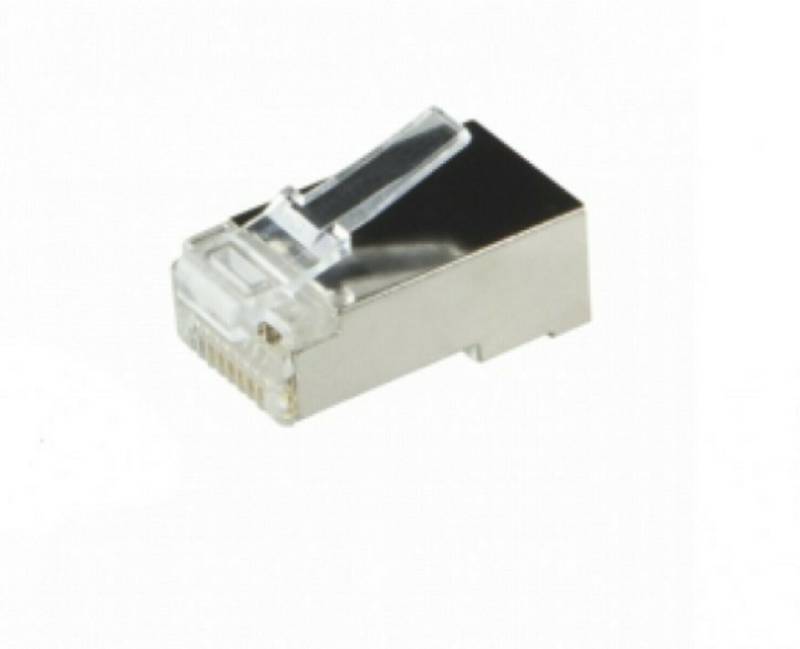 Danicom Netzwerkstecker RJ45 CAT 6 Netzwerkstecker – geschirmt - für Starrleiter von Danicom