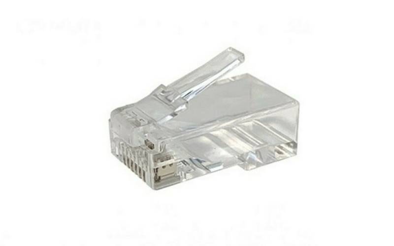 Danicom Netzwerkstecker RJ45 CAT5e Netzwerkstecker – ungeschirmt - für Starrleiter und von Danicom
