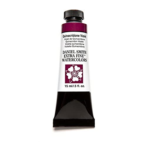 Daniel Smith 284600094 Aquarellfarbe, extrafein, 15 ml, Tube, Quinacridon, Violett von Daniel Smith